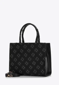 Torebka kuferek dżinsowa w monogram czarna>WITTCHEN Fashion