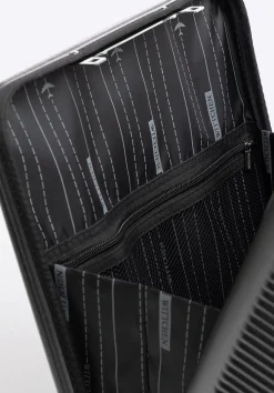 Walizka kabinowa z polikarbonu z kieszenią na laptopa 15" czarna><noscript><img data-lazyloaded=