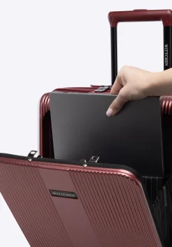Walizka kabinowa z polikarbonu z kieszenią na laptopa 15"><noscript><img data-lazyloaded=
